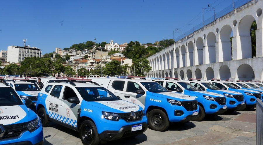 Estado do Rio entrega 214 novas viaturas à Polícia Militar e amplia investimentos em segurança pública