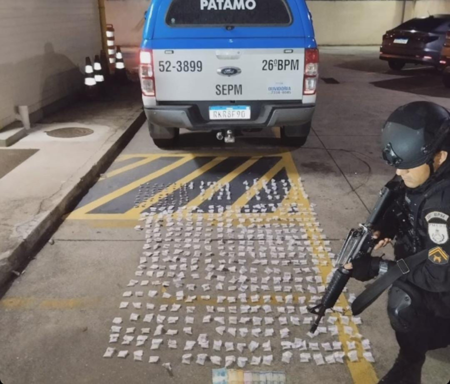 PM prende quatro traficantes e apreende grande quantidade de drogas em Petrópolis