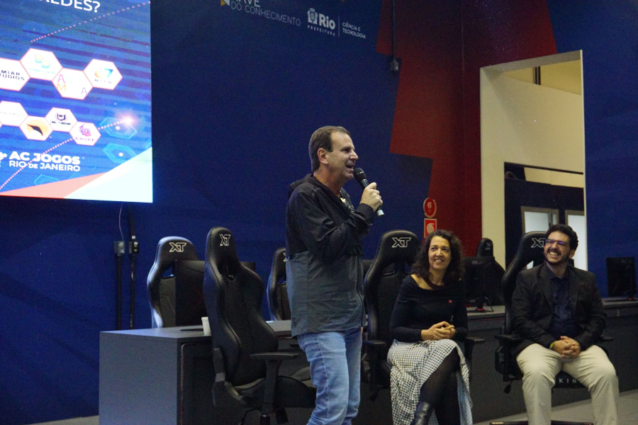 “Vejo no setor de jogos uma grande oportunidade econômica para a cidade”, diz Eduardo Paes em evento da Associação de Criadores